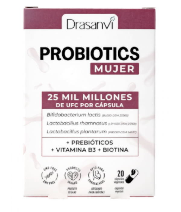 Probiotics Mulher - 20 Cápsulas - Drasanvi